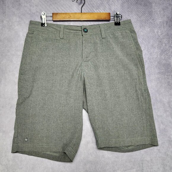 Linksoul Shorts Mens 30 Gray Performance Stretch Golf Casual Pocket Lightweight - Picture 7 of 13